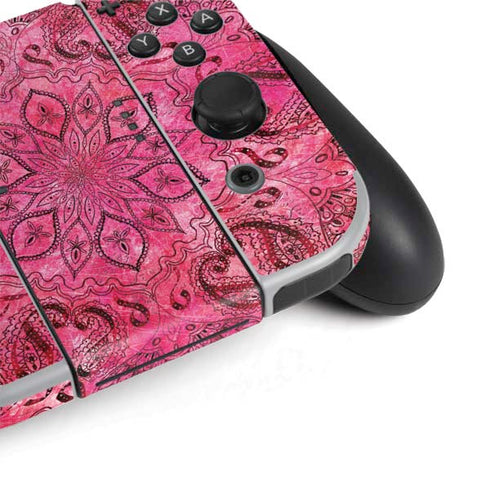 Pink Zen Ginseng Nintendo Switch OLED (2021) Skin
