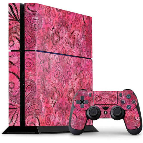 Pink Zen Ginseng PS4 Console and Controller Bundle Skin