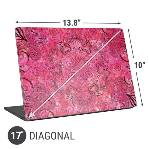 Pink Zen Ginseng Universal Laptop 17in (13.8 x 10in) Skin