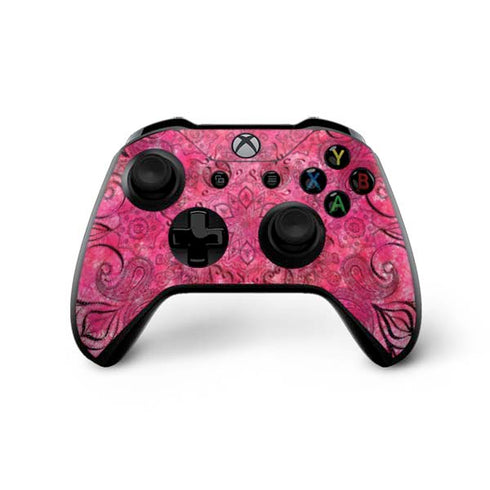 Pink Zen Ginseng Xbox One X Controller Skin