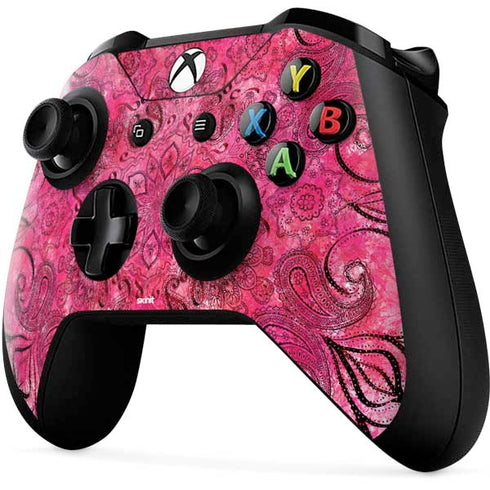 Pink Zen Ginseng Xbox One X Controller Skin