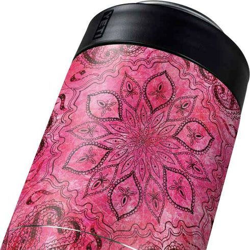 Pink Zen Ginseng Yeti Colster Can Insulator Skin