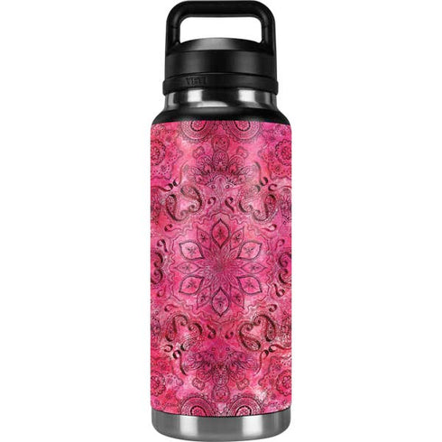 Pink Zen Ginseng YETI Rambler 36oz Bottle Skin