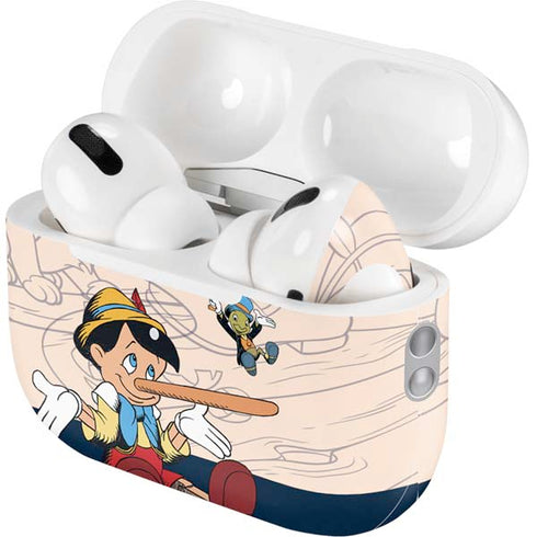 Disney Pinocchio and Jiminy Cricket AirPods Pro 2nd Gen Skin