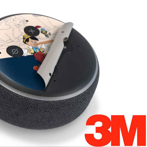 Disney Pinocchio and Jiminy Cricket Amazon Echo Dot Skin