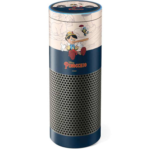 Disney Pinocchio and Jiminy Cricket Amazon Echo Skin