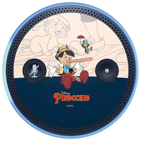 Disney Pinocchio and Jiminy Cricket Amazon Echo Skin