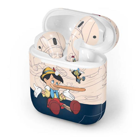Disney Pinocchio and Jiminy Cricket Apple AirPods 2 Skin