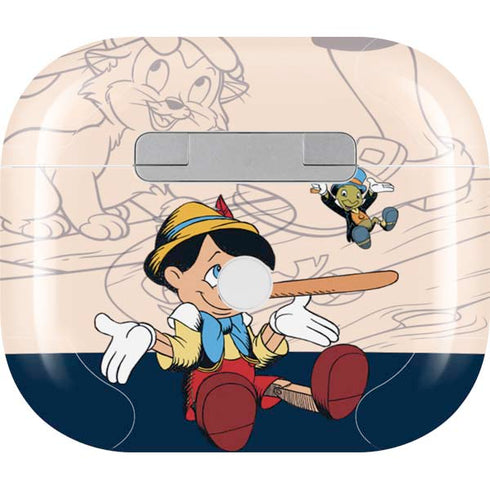 Disney Pinocchio and Jiminy Cricket Apple AirPods (3rd Gen 2021) Skin