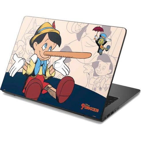 Disney Pinocchio and Jiminy Cricket Dell Chromebook Skin