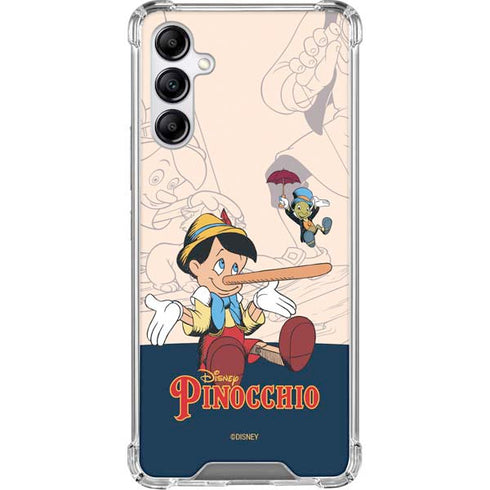 Disney Pinocchio and Jiminy Cricket Galaxy A15 5G Clear Case