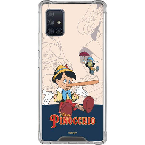 Disney Pinocchio and Jiminy Cricket Galaxy A51 5G Clear Case