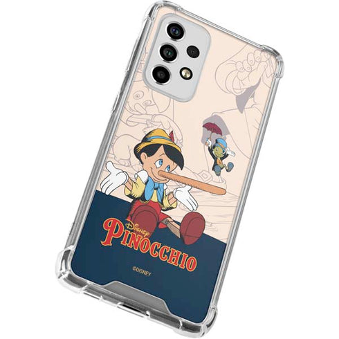 Disney Pinocchio and Jiminy Cricket Galaxy A53 5G Clear Case