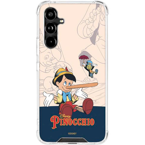 Disney Pinocchio and Jiminy Cricket Galaxy A54 5G Clear Case
