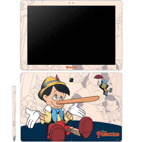 Disney Pinocchio and Jiminy Cricket Galaxy Book 12in Skin