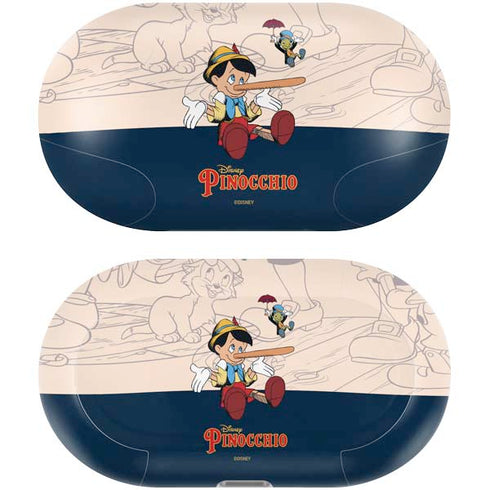 Disney Pinocchio and Jiminy Cricket Galaxy Buds Plus Skin