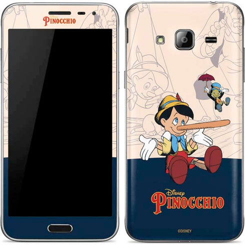Disney Pinocchio and Jiminy Cricket Galaxy J3 Skin