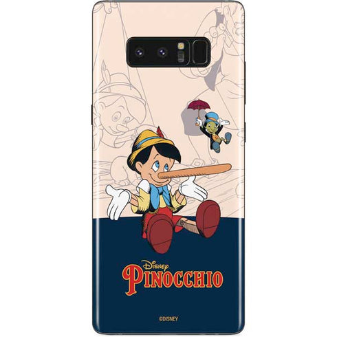 Disney Pinocchio and Jiminy Cricket Galaxy Note 8 Skin