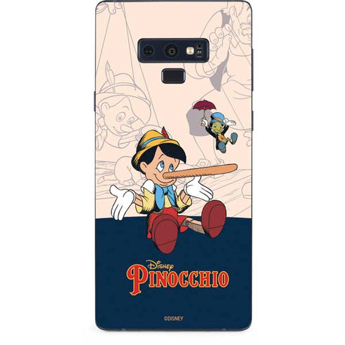 Disney Pinocchio and Jiminy Cricket Galaxy Note 9 Skin