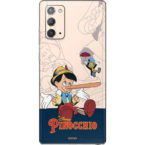 Disney Pinocchio and Jiminy Cricket Galaxy Note20 5G Skin