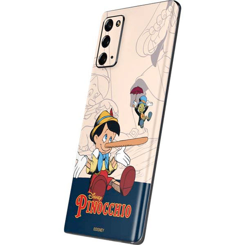 Disney Pinocchio and Jiminy Cricket Galaxy Note20 5G Skin