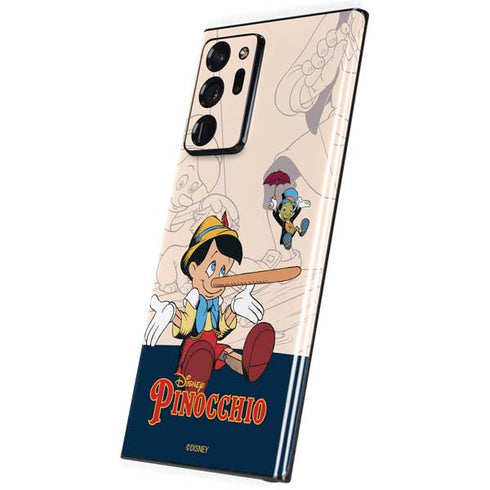 Disney Pinocchio and Jiminy Cricket Galaxy Note20 Ultra 5G Skin