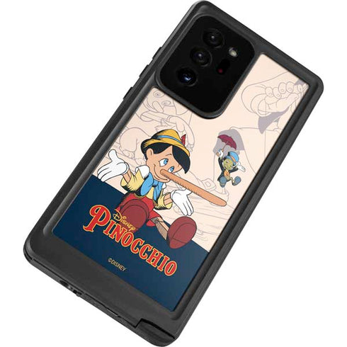 Disney Pinocchio and Jiminy Cricket Galaxy Note20 Ultra 5G Waterproof Case