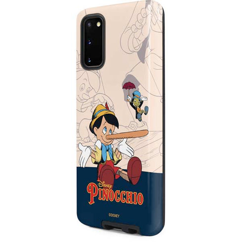 Disney Pinocchio and Jiminy Cricket Galaxy S20 Pro Case