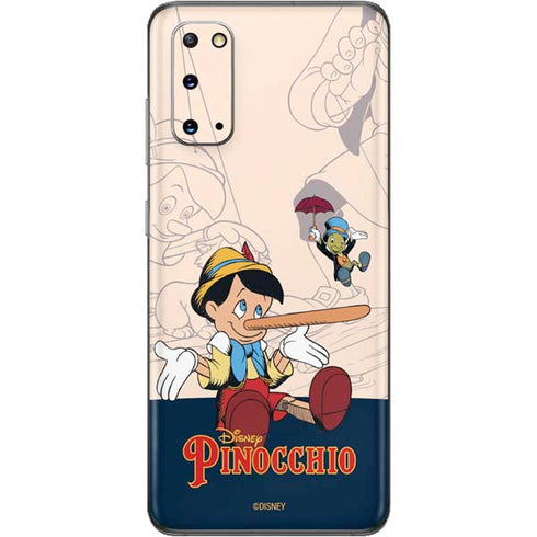 Disney Pinocchio and Jiminy Cricket Galaxy S20 Skin