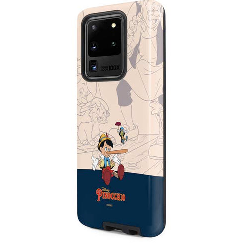 Disney Pinocchio and Jiminy Cricket Galaxy S20 Ultra 5G Pro Case