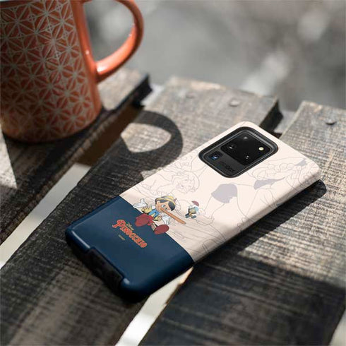 Disney Pinocchio and Jiminy Cricket Galaxy S20 Ultra 5G Pro Case