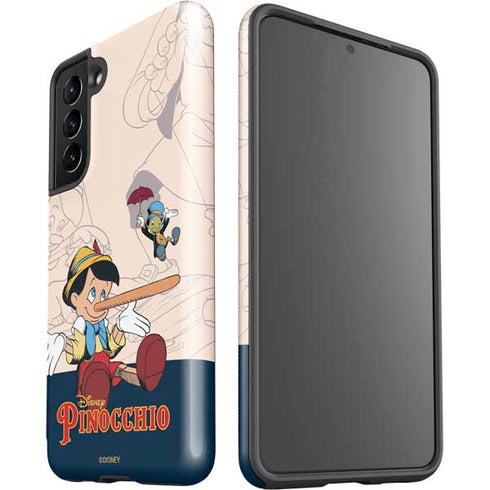 Disney Pinocchio and Jiminy Cricket Galaxy S21 5G Pro Case