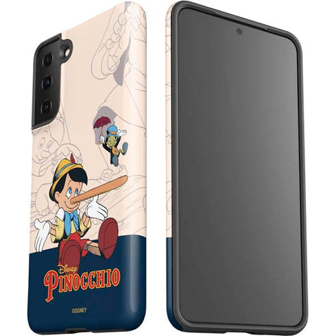 Disney Pinocchio and Jiminy Cricket Galaxy S21 Plus 5G Pro Case