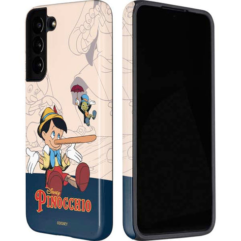 Disney Pinocchio and Jiminy Cricket Galaxy S22 Plus Pro Case