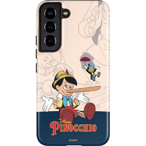 Disney Pinocchio and Jiminy Cricket Galaxy S22 Pro Case