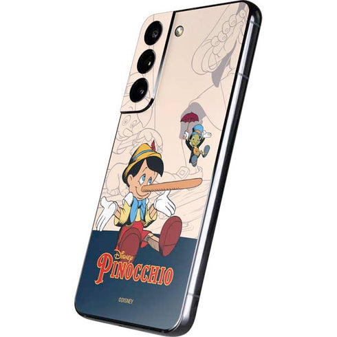 Disney Pinocchio and Jiminy Cricket Galaxy S22 Skin