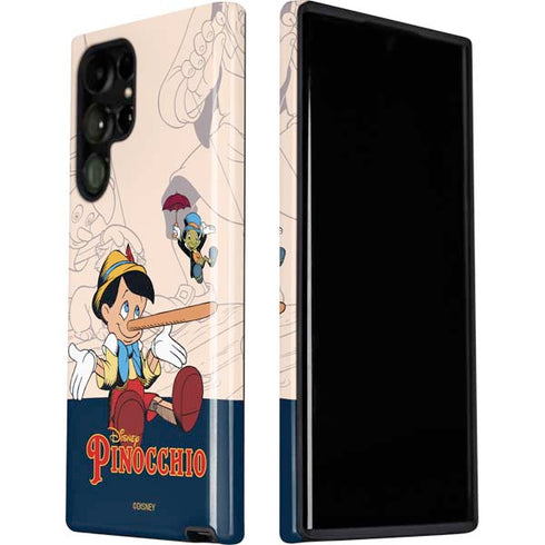 Disney Pinocchio and Jiminy Cricket Galaxy S22 Ultra Pro Case