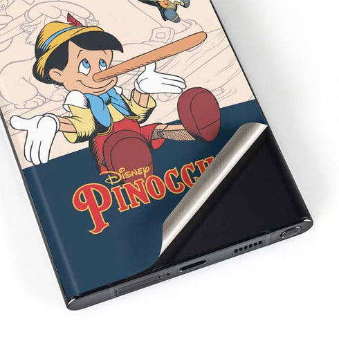 Disney Pinocchio and Jiminy Cricket Galaxy S22 Ultra Skin