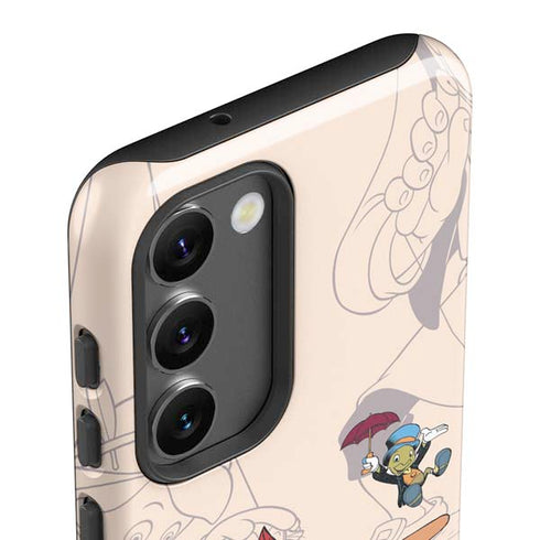 Disney Pinocchio and Jiminy Cricket Galaxy S23 Pro Case