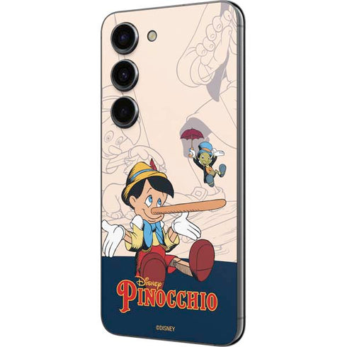 Disney Pinocchio and Jiminy Cricket Galaxy S23 Skin