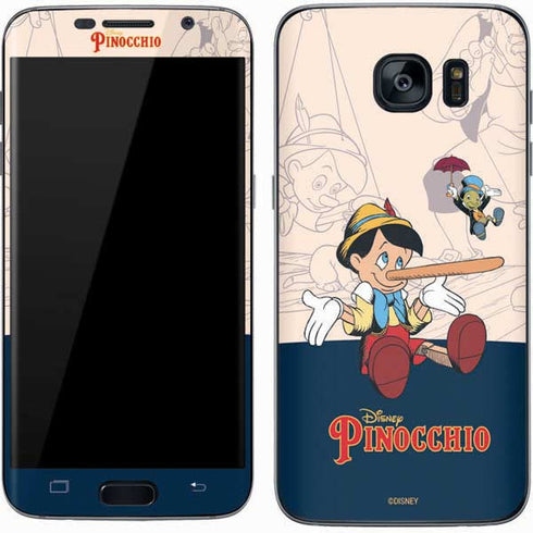 Disney Pinocchio and Jiminy Cricket Galaxy S7 Skin