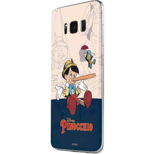 Disney Pinocchio and Jiminy Cricket Galaxy S8 Plus Skin