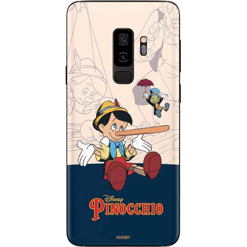 Disney Pinocchio and Jiminy Cricket Galaxy S9 Plus Skin