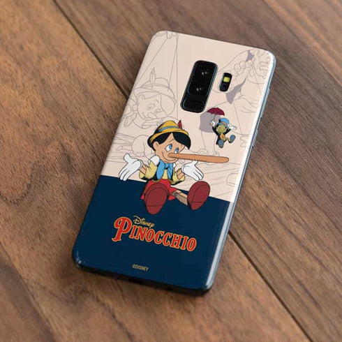 Disney Pinocchio and Jiminy Cricket Galaxy S9 Plus Skin