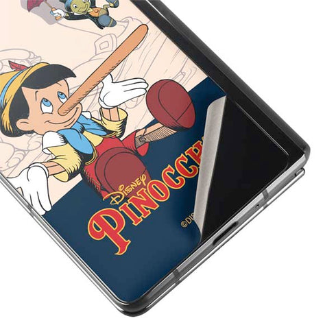 Disney Pinocchio and Jiminy Cricket Galaxy Z Fold2 5G Skin