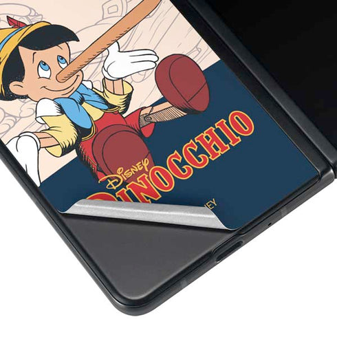 Disney Pinocchio and Jiminy Cricket Galaxy Z Fold4 5G Skin