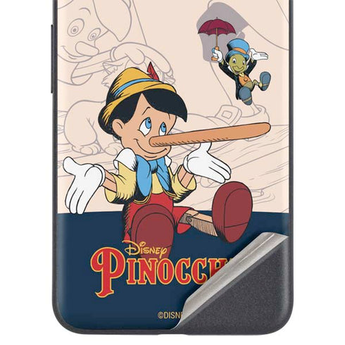 Disney Pinocchio and Jiminy Cricket Google Pixel 4a 5G Skin