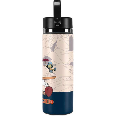 Disney Pinocchio and Jiminy Cricket Hydro Flask 20oz Wide Mouth Skin