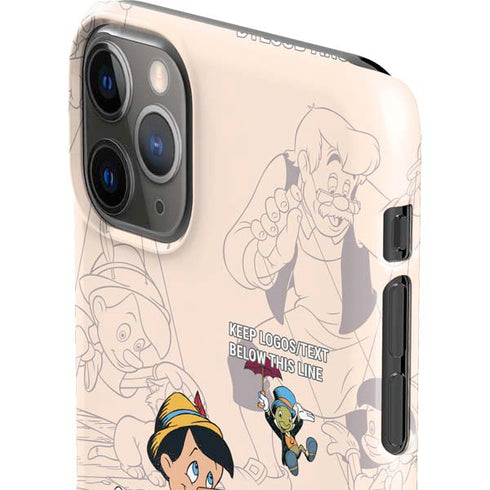 Disney Pinocchio and Jiminy Cricket iPhone 11 Pro Max Lite Case