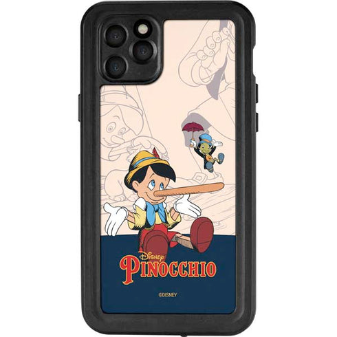 Disney Pinocchio and Jiminy Cricket iPhone 11 Pro Max Waterproof Case